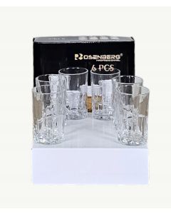 Zestaw szklanek do whisky Rosenberg Professional 6 szt. 140ml