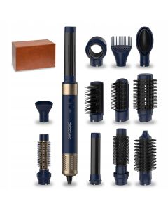 Lokówko-suszarka do włosów Cecotec Bamba CeramicCare 12in1 AirGlam Blue